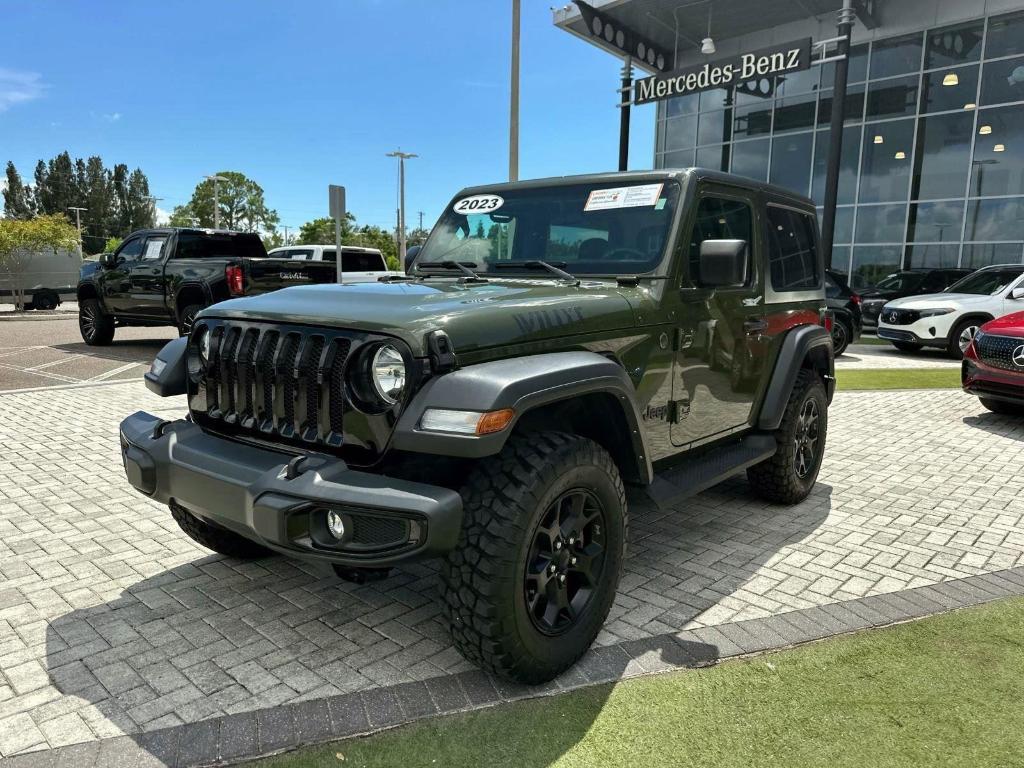 used 2023 Jeep Wrangler car, priced at $31,955