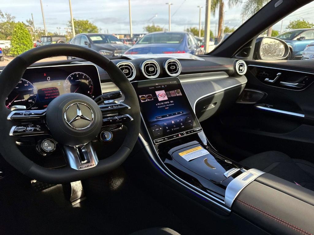 new 2025 Mercedes-Benz AMG C 43 car, priced at $74,845