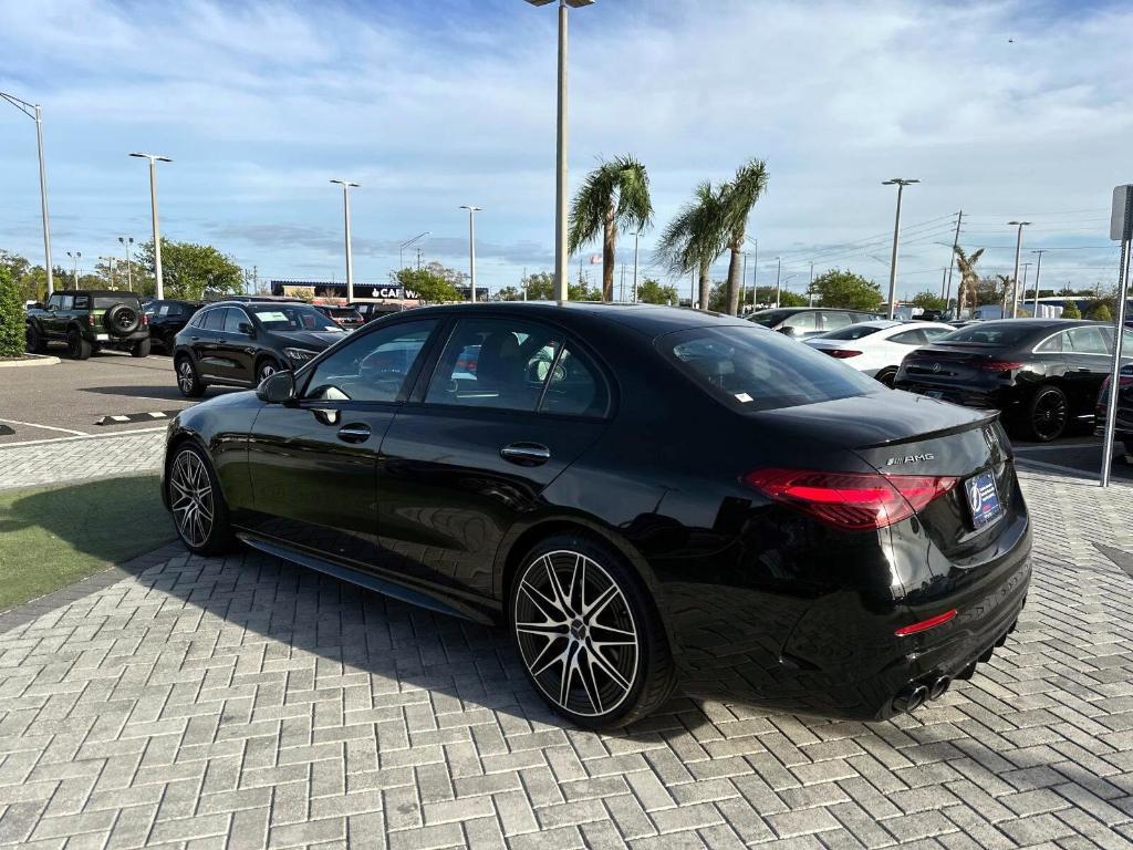 new 2025 Mercedes-Benz AMG C 43 car, priced at $74,845