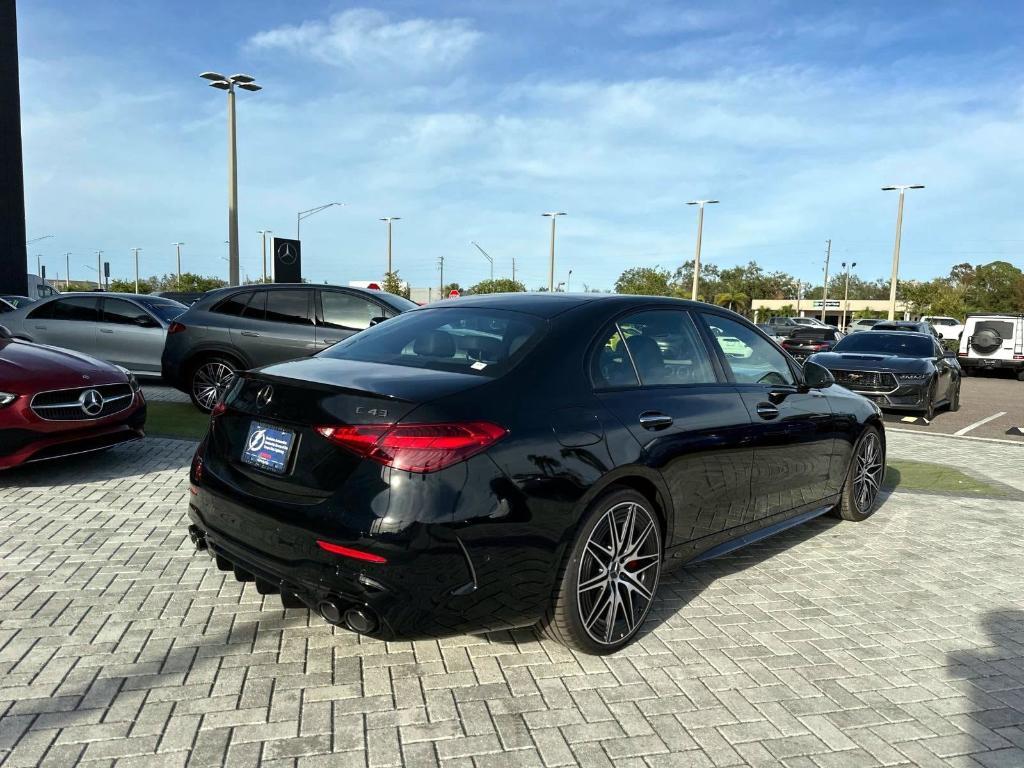 new 2025 Mercedes-Benz AMG C 43 car, priced at $74,845