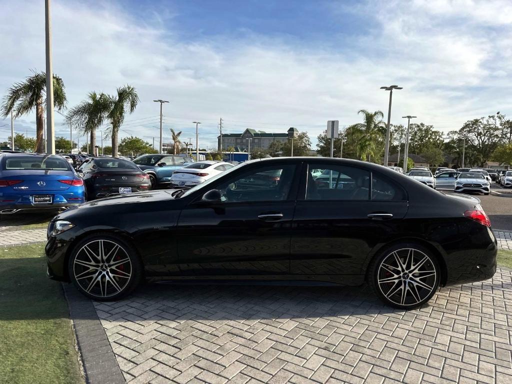 new 2025 Mercedes-Benz AMG C 43 car, priced at $74,845