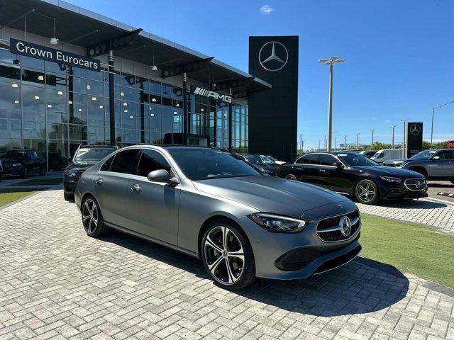 used 2022 Mercedes-Benz C-Class car, priced at $38,990