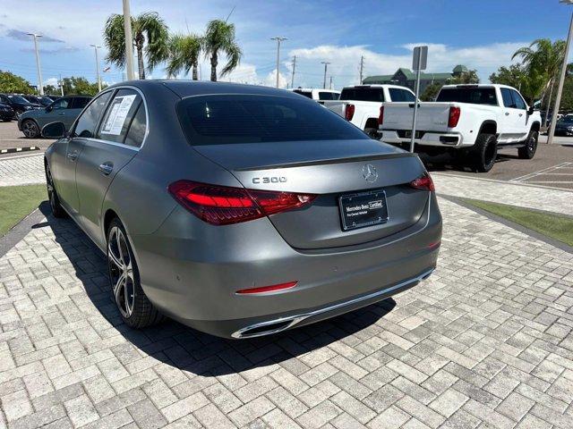 used 2022 Mercedes-Benz C-Class car, priced at $38,990