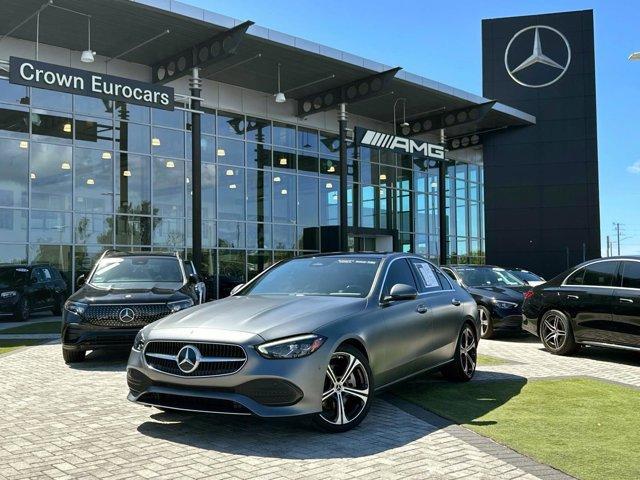used 2022 Mercedes-Benz C-Class car, priced at $38,990