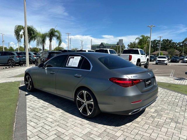 used 2022 Mercedes-Benz C-Class car, priced at $38,990