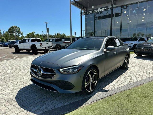 used 2022 Mercedes-Benz C-Class car, priced at $38,990