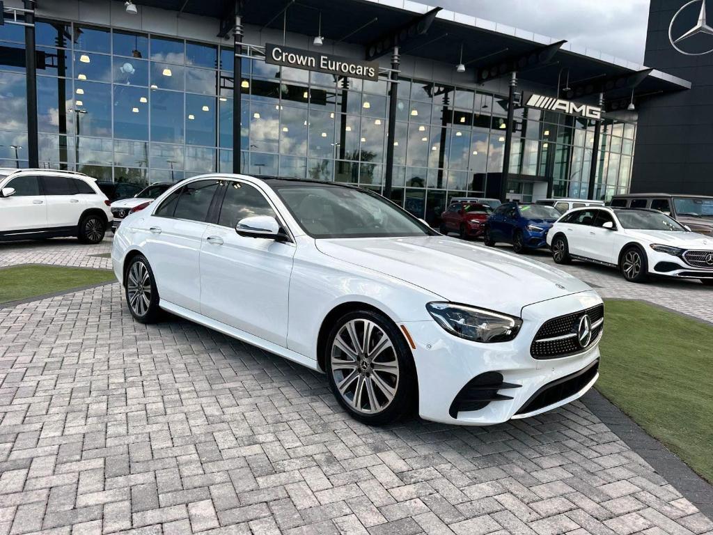 used 2022 Mercedes-Benz E-Class car, priced at $42,550