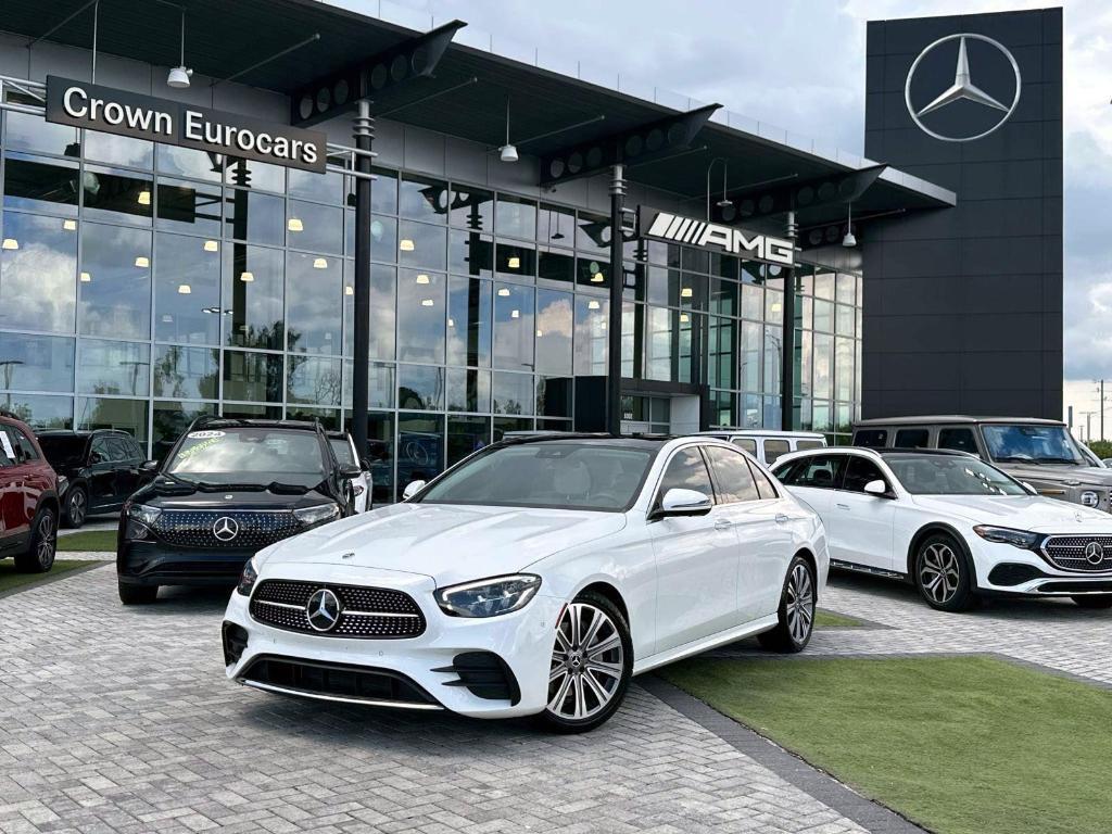used 2022 Mercedes-Benz E-Class car, priced at $42,550