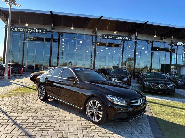 used 2018 Mercedes-Benz C-Class car, priced at $21,988