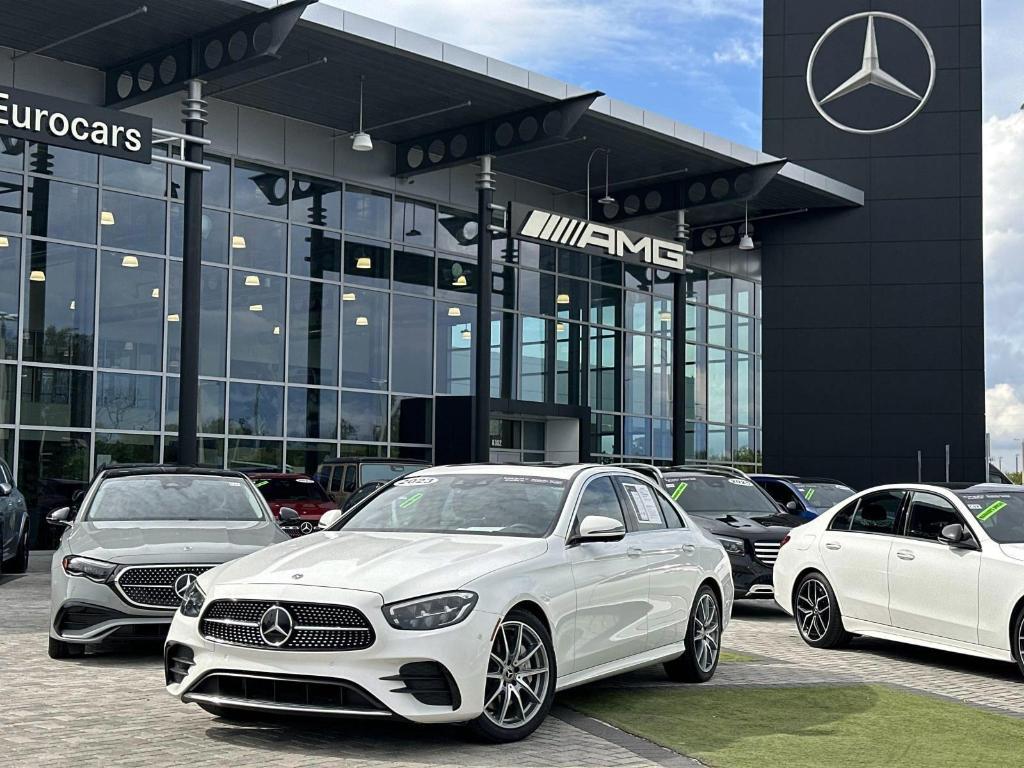 used 2023 Mercedes-Benz E-Class car, priced at $41,997
