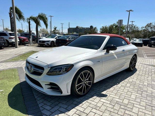 used 2023 Mercedes-Benz AMG C 43 car, priced at $57,691