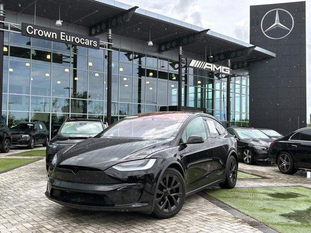 used 2022 Tesla Model X car, priced at $53,985