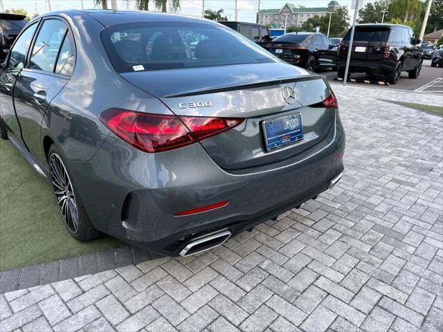 new 2024 Mercedes-Benz C-Class car, priced at $60,875