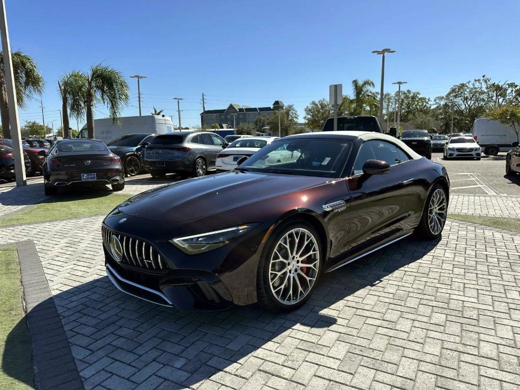 new 2025 Mercedes-Benz AMG SL 55 car, priced at $161,985