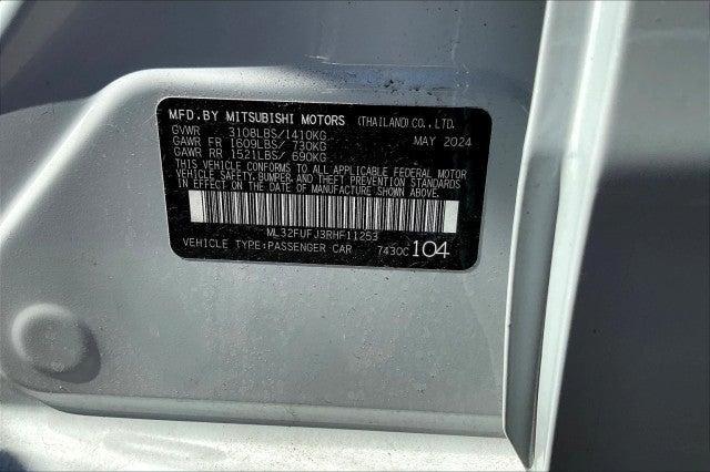 new 2024 Mitsubishi Mirage G4 car, priced at $21,839