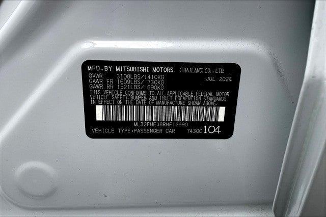 new 2024 Mitsubishi Mirage G4 car, priced at $20,679