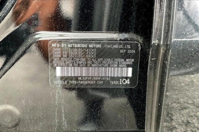 new 2024 Mitsubishi Mirage G4 car, priced at $21,749