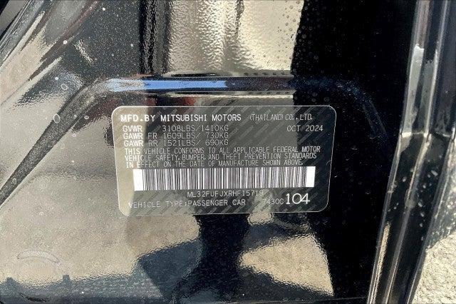 new 2024 Mitsubishi Mirage G4 car, priced at $20,754