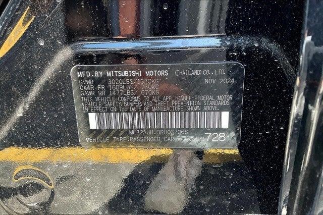 new 2024 Mitsubishi Mirage car, priced at $19,065