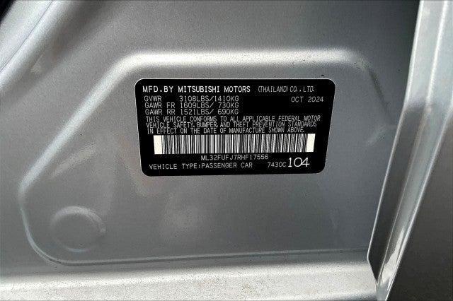new 2024 Mitsubishi Mirage G4 car, priced at $21,264