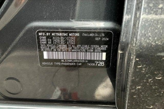 new 2024 Mitsubishi Mirage car, priced at $20,629