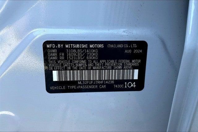 new 2024 Mitsubishi Mirage G4 car, priced at $20,880