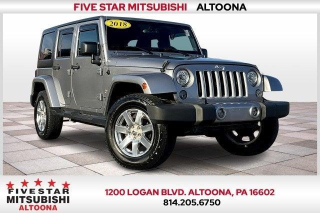 used 2018 Jeep Wrangler JK Unlimited car, priced at $20,998