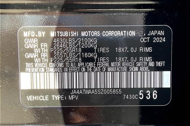 new 2025 Mitsubishi Eclipse Cross car, priced at $32,935