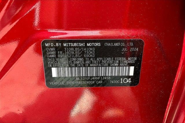 new 2024 Mitsubishi Mirage G4 car, priced at $21,039
