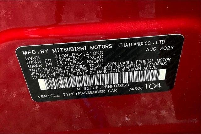 new 2024 Mitsubishi Mirage G4 car, priced at $20,060