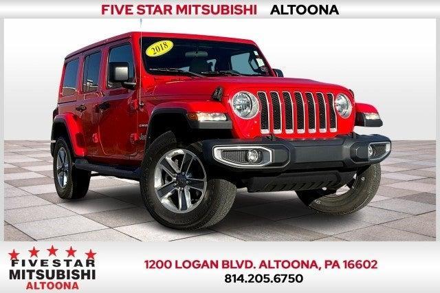 used 2018 Jeep Wrangler Unlimited car, priced at $27,990