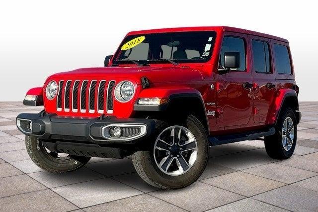 used 2018 Jeep Wrangler Unlimited car, priced at $27,990