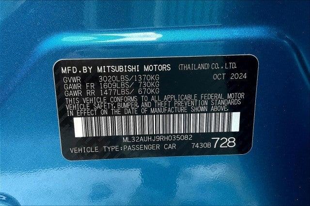 new 2024 Mitsubishi Mirage car, priced at $18,260