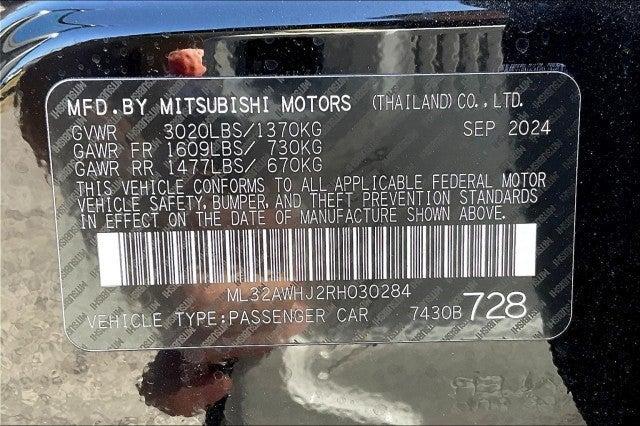 new 2024 Mitsubishi Mirage car, priced at $20,810
