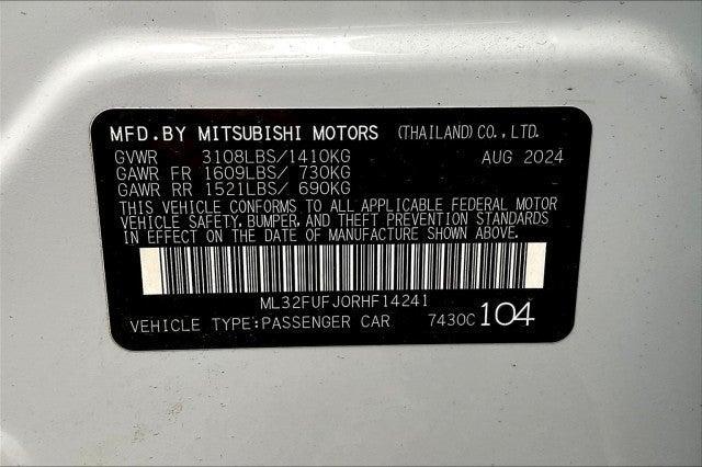 new 2024 Mitsubishi Mirage G4 car, priced at $20,900