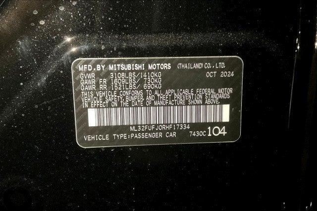 new 2024 Mitsubishi Mirage G4 car, priced at $20,105