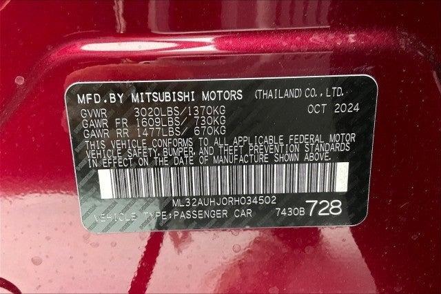 new 2024 Mitsubishi Mirage car, priced at $18,345