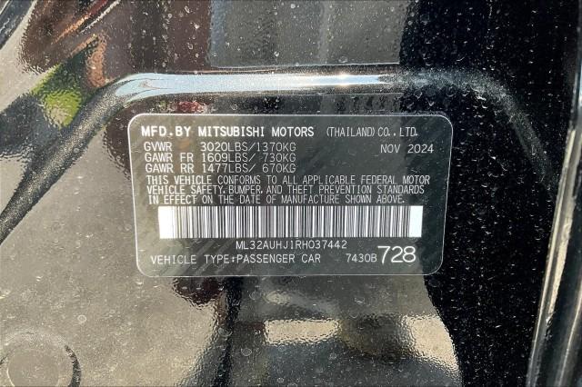 new 2024 Mitsubishi Mirage car, priced at $19,065
