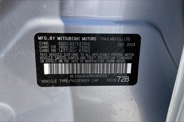 new 2024 Mitsubishi Mirage car, priced at $19,495