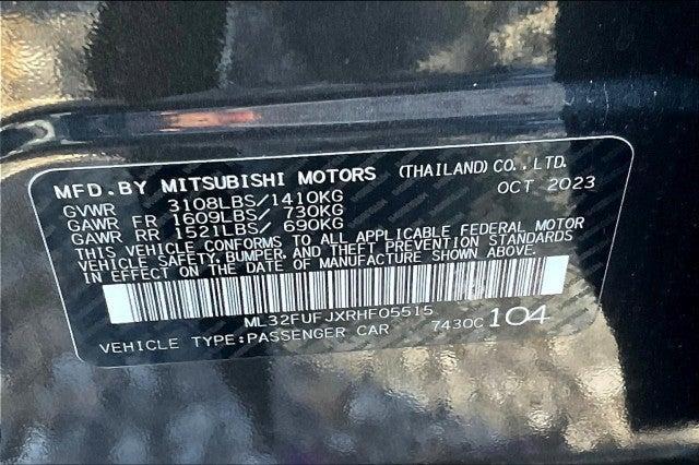 new 2024 Mitsubishi Mirage G4 car, priced at $19,650