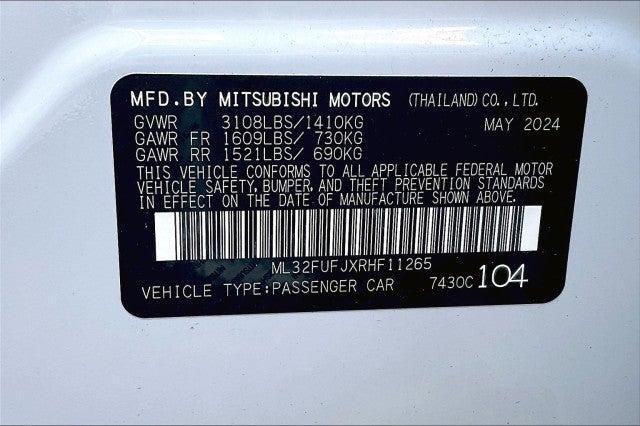 new 2024 Mitsubishi Mirage G4 car, priced at $20,570