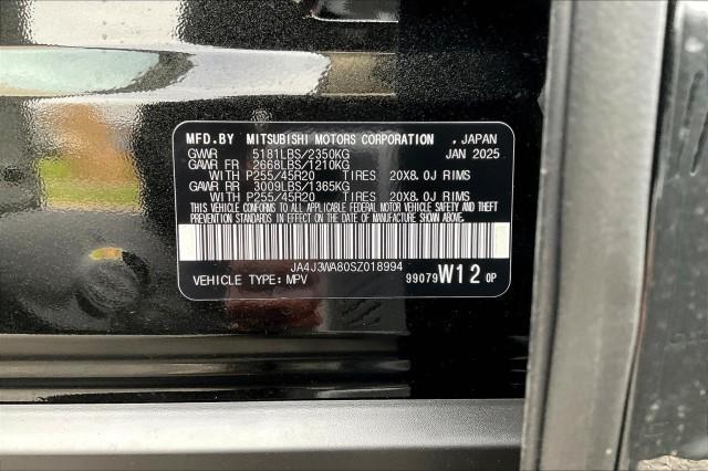 new 2025 Mitsubishi Outlander car, priced at $41,110