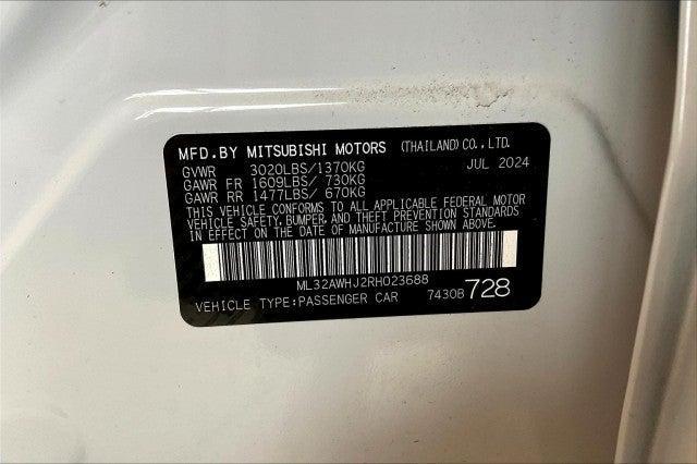 new 2024 Mitsubishi Mirage car, priced at $20,450