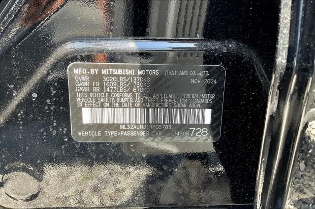 new 2024 Mitsubishi Mirage car, priced at $18,865
