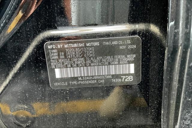 new 2024 Mitsubishi Mirage car, priced at $18,775