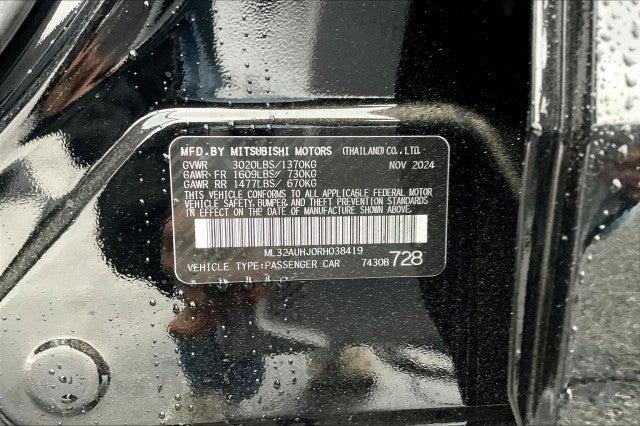 new 2024 Mitsubishi Mirage car, priced at $19,885