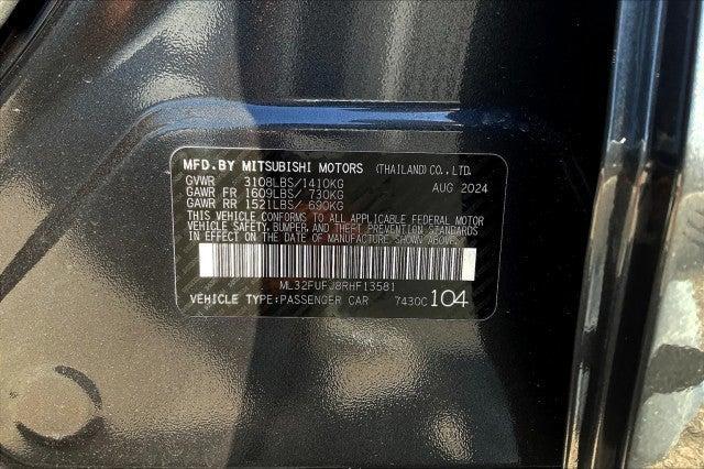 new 2024 Mitsubishi Mirage G4 car, priced at $21,265