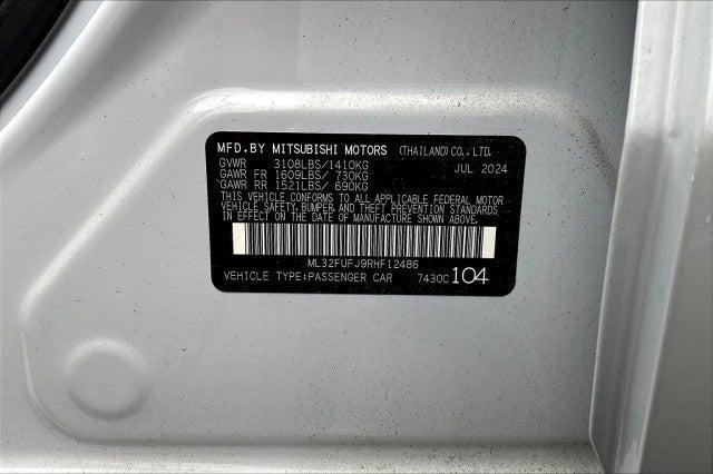 new 2024 Mitsubishi Mirage G4 car, priced at $20,799