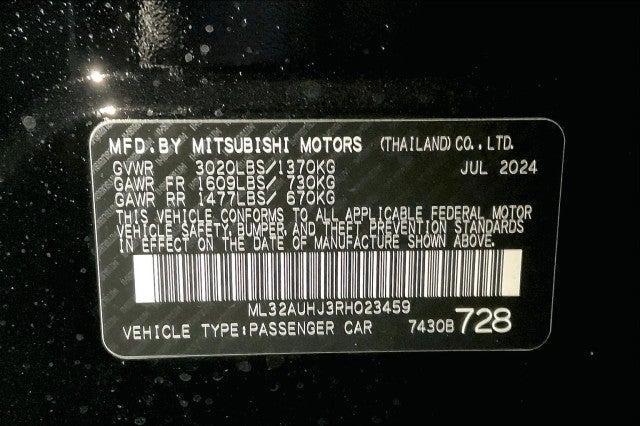 new 2024 Mitsubishi Mirage car, priced at $19,435