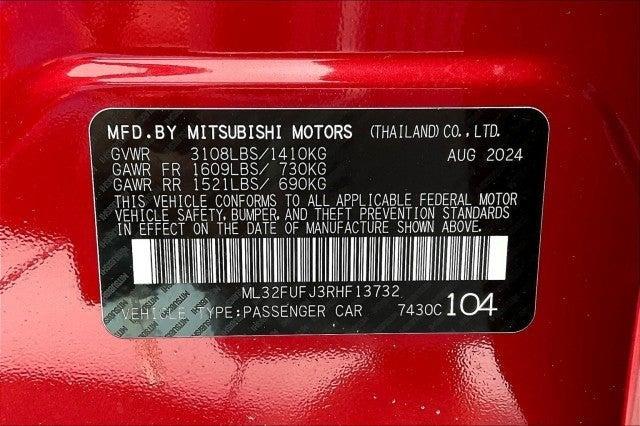 new 2024 Mitsubishi Mirage G4 car, priced at $19,730